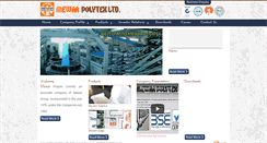 Desktop Screenshot of mewarpolytex.com